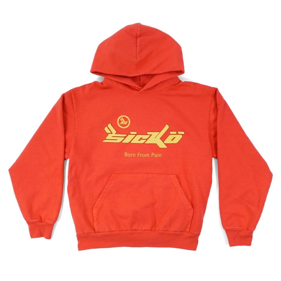 New Sicko Pain Hoodie NE - Red