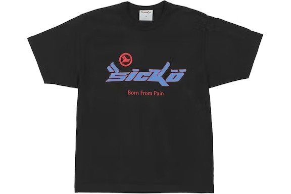 Sicko Pain Tee – Black - Shop Now