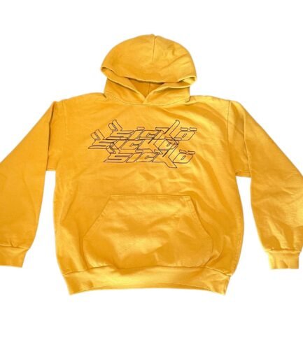 Triple Sicko Logo Hoodie - Yellow